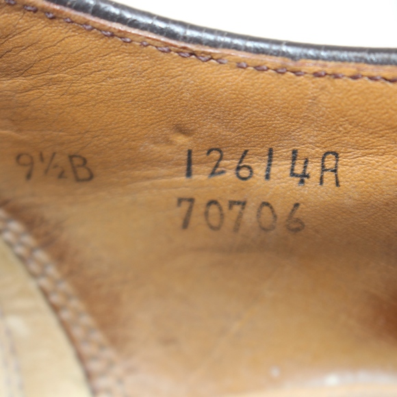 Footjoy Classics Brown Leather Brogue Wingtip 9.5 - Picture 7 of 8